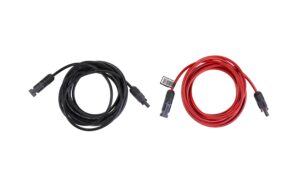 F.power Solarkabel 5m rt sw 6 mm² FC4, Set, 5 m