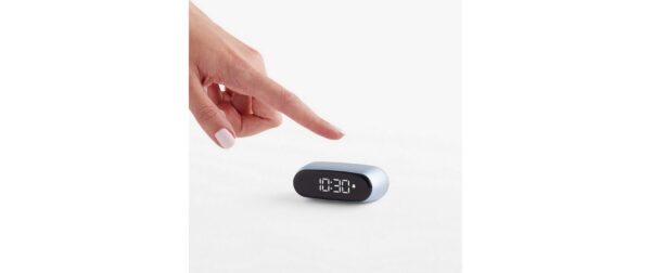 Lexon Digitalwecker Minut LCD, inkl. USB-C Ladekabel, Hellblau