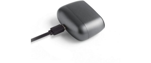 Lexon Digitalwecker Minut LCD, inkl. USB-C Ladekabel, Dunkelgrau