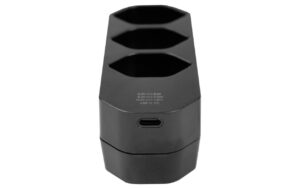 STEFFEN USB Mehrfachstecker 20W Manta drehbar 320°, schwarz