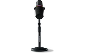 Shure MV7+-BNDL Podcast Mikrofon, schwarz inkl. Stativ