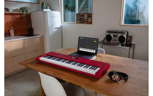 Roland GO:KEYS 3 Dark Red Music Creation Keyboard, 61-Tasten, rot