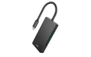 onit USB-C Multi-Kartenleser SD4.0 Pro schwarz,3 Slots,5Gbps,CF/SD/TF,UHS-II