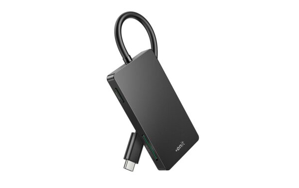 onit USB-C Multi-Kartenleser SD4.0 Pro schwarz,3 Slots,5Gbps,CF/SD/TF,UHS-II