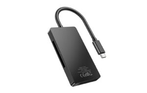 onit USB-C Multi-Kartenleser SD4.0 Pro schwarz,3 Slots,5Gbps,CF/SD/TF,UHS-II