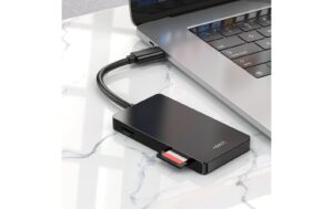 onit USB-C Multi-Kartenleser SD4.0 Pro schwarz,3 Slots,5Gbps,CF/SD/TF,UHS-II