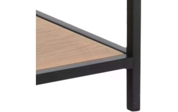 1702425_3 - Mediatech AC Design Bücherregal Seaford MDF/Stahl, 114x35x185 cm, Wildeiche