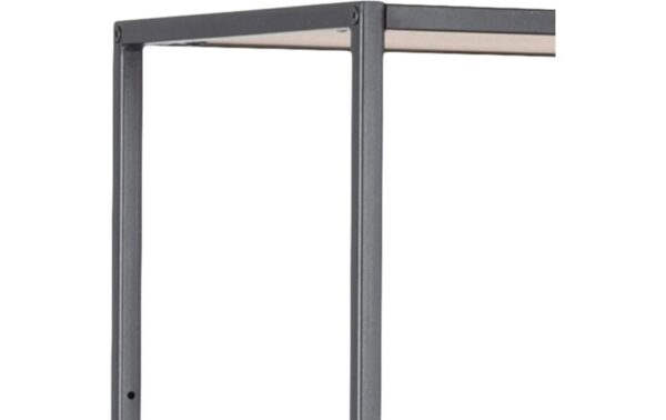 1702425_4 - Mediatech AC Design Bücherregal Seaford MDF/Stahl, 114x35x185 cm, Wildeiche