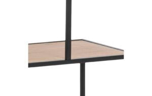 1702425_5 - Mediatech AC Design Bücherregal Seaford MDF/Stahl, 114x35x185 cm, Wildeiche