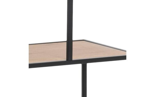1702425_5 - Mediatech AC Design Bücherregal Seaford MDF/Stahl, 114x35x185 cm, Wildeiche