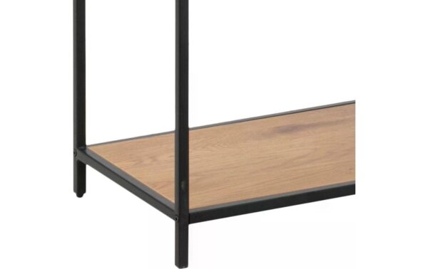 1702425_6 - Mediatech AC Design Bücherregal Seaford MDF/Stahl, 114x35x185 cm, Wildeiche