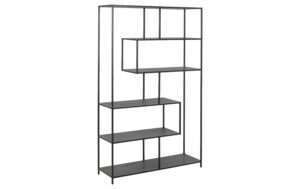 AC Design Bücherregal Seaford MDF/Stahl, 114x35x185 cm, Schwarz kaufen Schweiz | Mediatech.ch