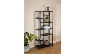 1702461_2 - Mediatech AC Design Regal Newcastle Stahl, 79,5x30x165 cm