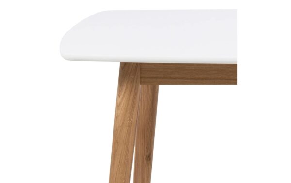 1702474_4 - Mediatech AC Design Esstisch Nagano MDF/Eiche, 150x80x75,5 cm, Weiss/Braun