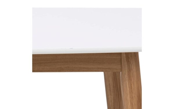 1702474_5 - Mediatech AC Design Esstisch Nagano MDF/Eiche, 150x80x75,5 cm, Weiss/Braun