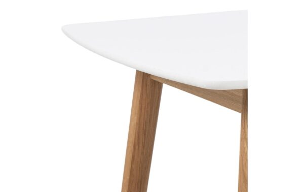 1702474_6 - Mediatech AC Design Esstisch Nagano MDF/Eiche, 150x80x75,5 cm, Weiss/Braun