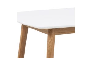 1702474_7 - Mediatech AC Design Esstisch Nagano MDF/Eiche, 150x80x75,5 cm, Weiss/Braun