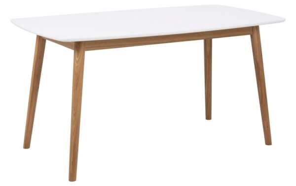 1702474_8 - Mediatech AC Design Esstisch Nagano MDF/Eiche, 150x80x75,5 cm, Weiss/Braun