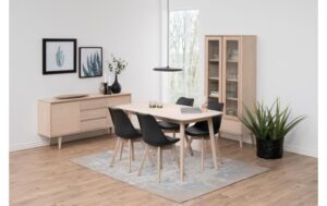 AC Design Esstisch Nagano Eiche, 150x80x75,5 cm, Hellbraun