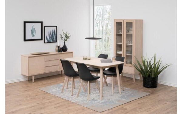 AC Design Esstisch Nagano Eiche, 150x80x75,5 cm, Hellbraun