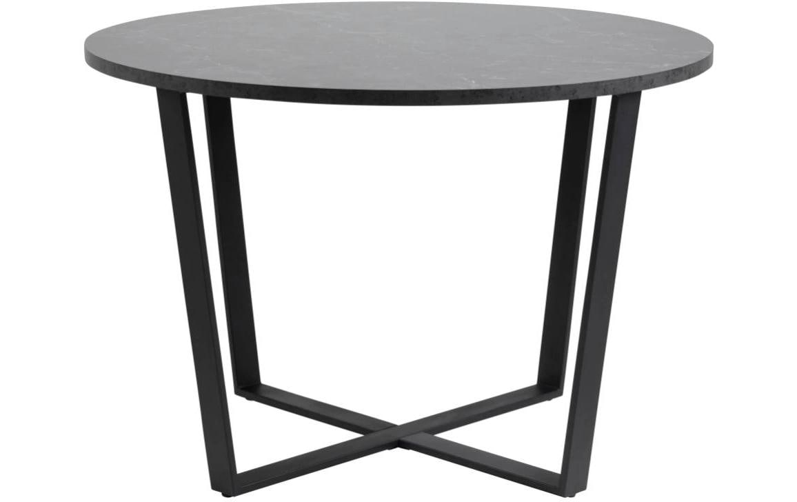1702478_1 - Mediatech AC Design Esstisch Amble Stahl/Melamin, Ø110x75 cm, Schwarz