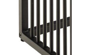 AC Design Beistelltisch Strington Stahl/Melamin, 40x40x42 cm, Schwarz