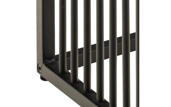 AC Design Beistelltisch Strington Stahl/Melamin, 40x40x42 cm, Schwarz