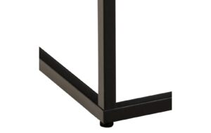 AC Design Couchtisch Barossa Stahl, 40x40x45 cm, Schwarz marmoriert