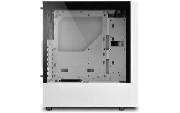 1703207_3 - Mediatech Sharkoon RGB Slider White ATX, 1x U2, 2x U3, Tempered Glass, 1x 120