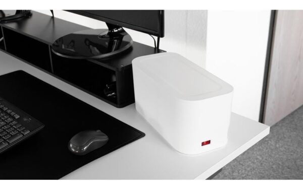STEFFEN Kabelbox 5xT13 mit Schalter, weiss inkl. Steckdosenleiste