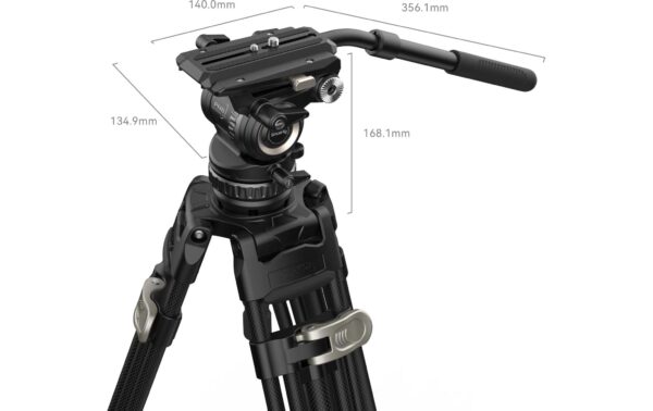 1703677_2 - Mediatech SmallRig FreeBlazer Kit AD-Pro8 Counterbalance Carbon Fiber Video Tripod