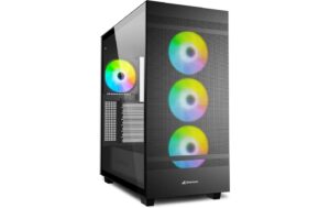 1703704 - Mediatech Sharkoon C50 BLACK RGB ATX, 2x U3, 1x Type-C, 4x 120 ARGB PWM kaufen Schweiz | Mediatech.ch