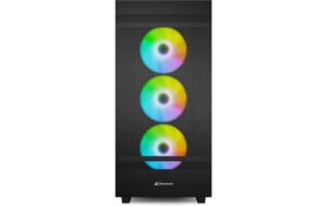 1703704_1 - Mediatech Sharkoon C50 BLACK RGB ATX, 2x U3, 1x Type-C, 4x 120 ARGB PWM