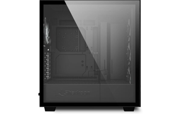 1703704_3 - Mediatech Sharkoon C50 BLACK RGB ATX, 2x U3, 1x Type-C, 4x 120 ARGB PWM