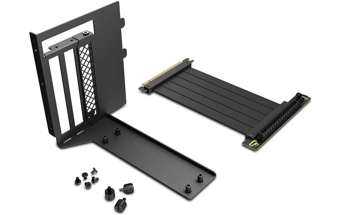 1703716 - Mediatech Sharkoon REBEL C VGC KIT 4.0 BL Grafikkartenhalter inkl. Riserkabel, Schwar kaufen Schweiz | Mediatech.ch