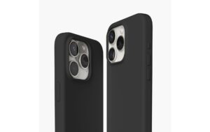 1703923_2 - Mediatech Vonmählen Eco Silicone Case Black iPhone 15 Pro