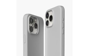 1703930_2 - Mediatech Vonmählen Eco Silicone Case Light Gray iPhone 15 Pro Max