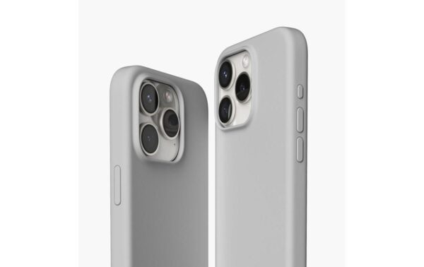 1703930_2 - Mediatech Vonmählen Eco Silicone Case Light Gray iPhone 15 Pro Max