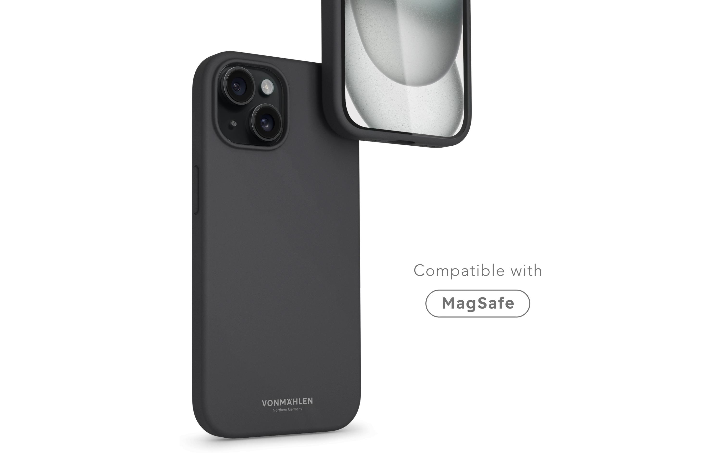 1703936_1 - Mediatech Vonmählen Eco Silicone Case Navy iPhone 15 Plus