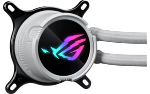Asus ROG STRIX LC III 240 ARGB WH Liquid CPU Cooler, LCD, 2x120mm ARGB