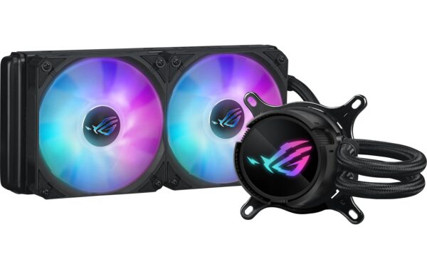 Asus ROG STRIX LC III 240 ARGB Liquid CPU Cooler, LCD, 2x120mm ARGB