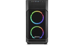 Sharkoon V1000 RGB Micro-ATX, 2x U3, TG, 3x 120 ARGB Ring Fan