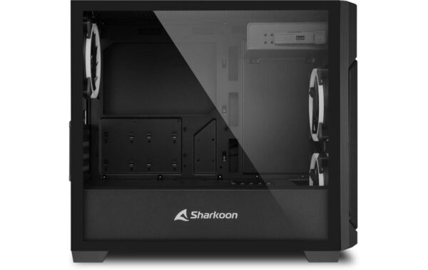 Sharkoon V1000 RGB Micro-ATX, 2x U3, TG, 3x 120 ARGB Ring Fan