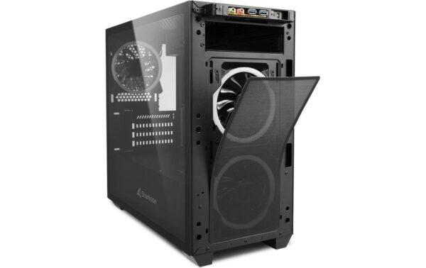 Sharkoon V1000 RGB Micro-ATX, 2x U3, TG, 3x 120 ARGB Ring Fan