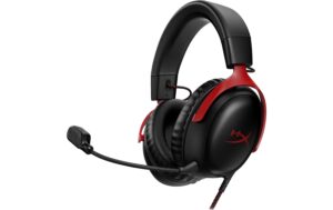 HyperX Cloud III, schwarz/rot Wired, USB-A/USB-C