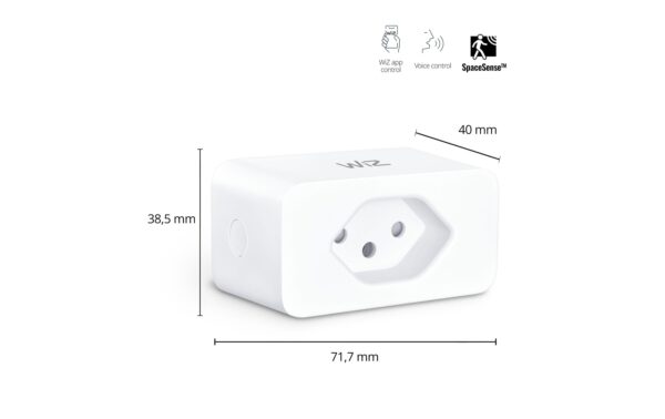 WiZ Smart Plug CH weiss, matter, Wlan