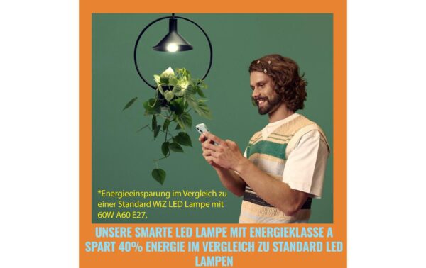 1705584_4 - Mediatech WiZ Lampe A60 A Label E27 4.3W 903lm 2200-6500K