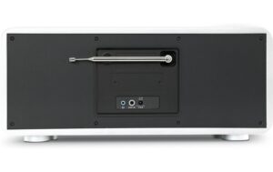 Technisat DigitRadio 602, DAB+ Radio Weiss-Silber, Internetradio, CD, BT