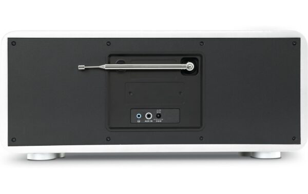 Technisat DigitRadio 602, DAB+ Radio Weiss-Silber, Internetradio, CD, BT