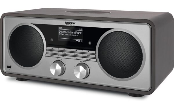Technisat DigitRadio 602, DAB+ Radio Anthrazit-Silber, Internetradio, CD, BT